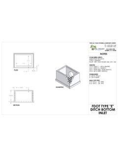 fdot junction box|fdot type e inlet.